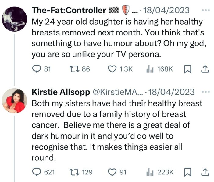 I would probably lose my job, Kirsty Allsopp
