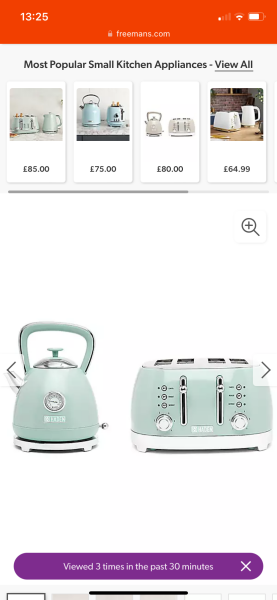 Have been asked to buy a “cool kettle and toaster” for a 20-something. Help