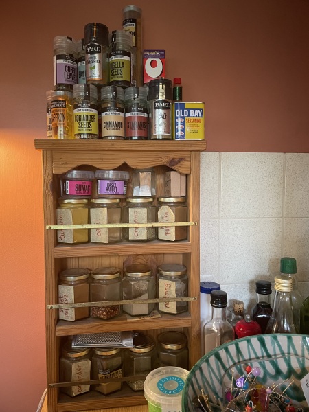 Show me how you store your spices