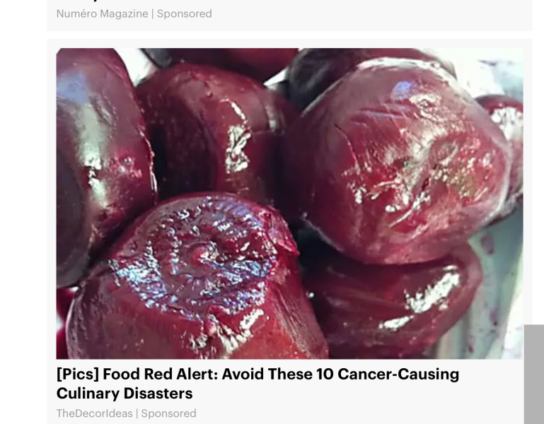 Tabloid websites are unreadable even if I wanted to!