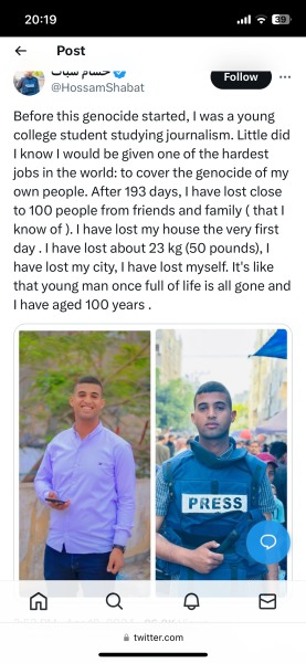 Journalists on the ground in Gaza