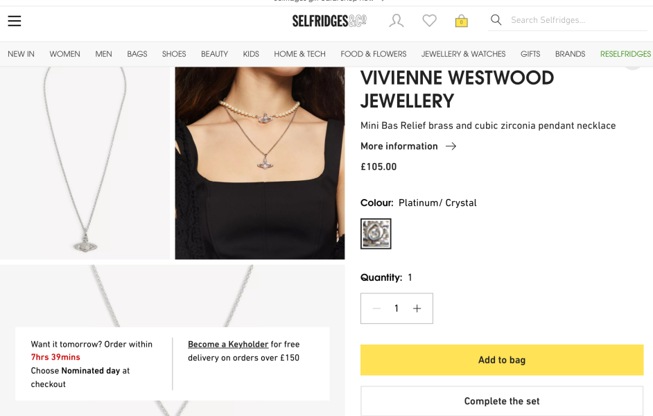What jewellery brands do the teenagers like?