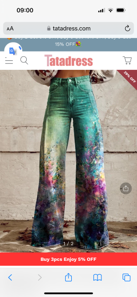 Fallen in love with clickbait trousers. Do these exist anywhere else?