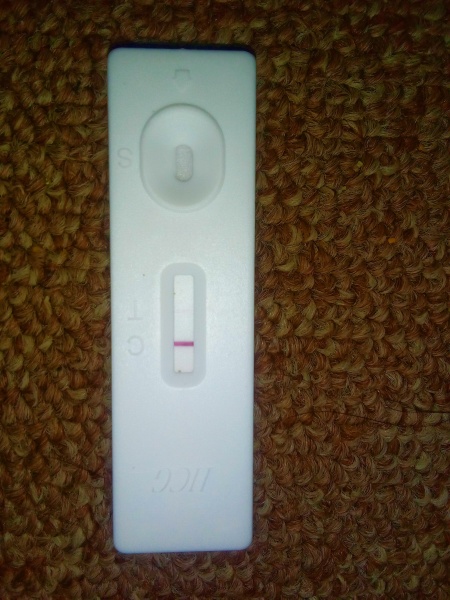 Evap line or faint positive?