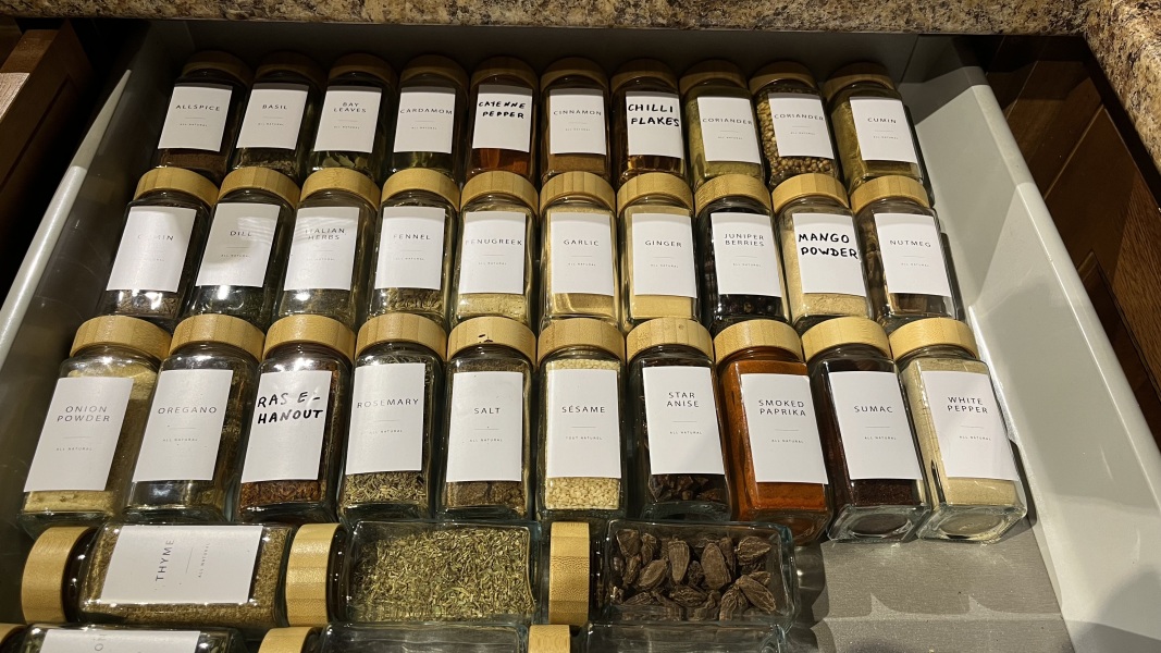 Show me how you store your spices
