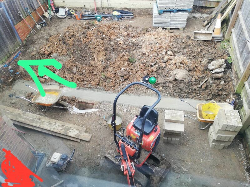 To ask you to decide where to put our garden steps