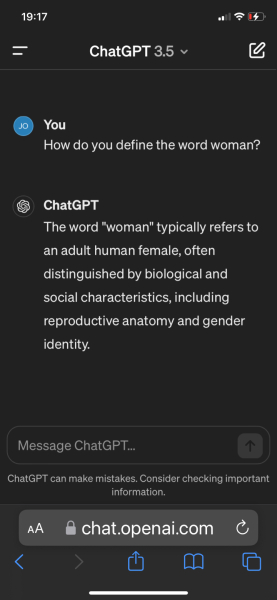 Asked my Lib Dem candidate what a woman is