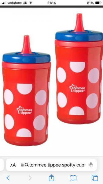 Tommee Tippee Spotty Cups