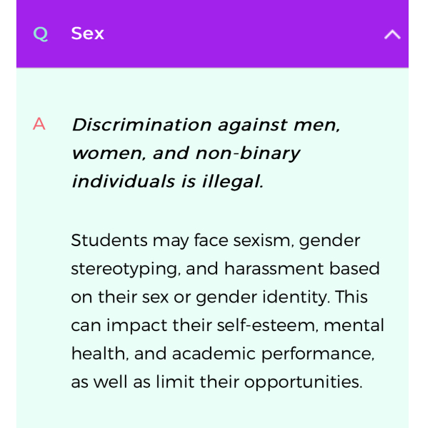 Protected characteristics- PSHE lessons