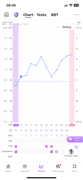 What does my BBT chart tell you??