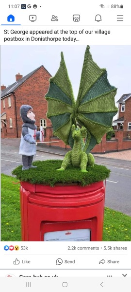 It's crochet,  knit and natter thread 11. So much yarn we need a yarn barn.