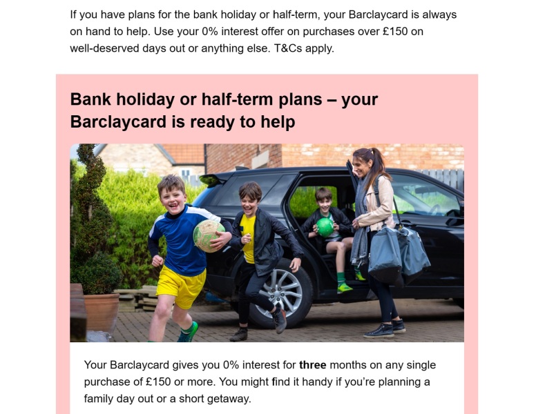 It's not bloody half term!