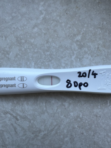 How many DPO had an early detection test showed a positive for you?