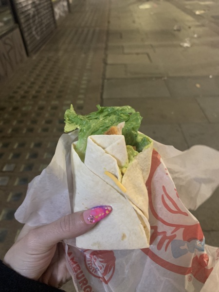 To tell you never to buy a Wendy’s wrap