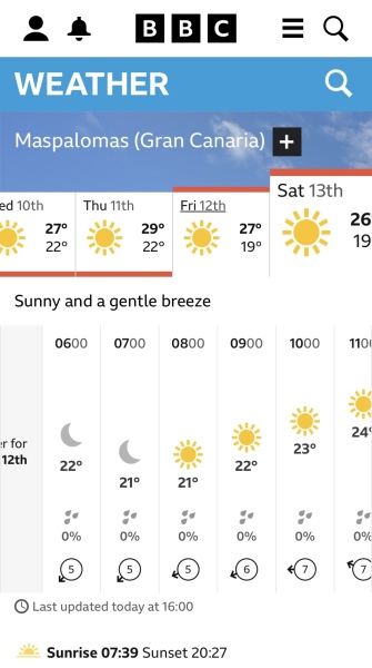 To not be looking forward to holiday due to weather not being great?