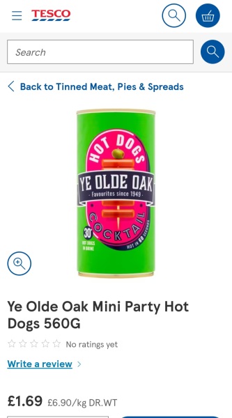 Can I buy the sausages without the beans?