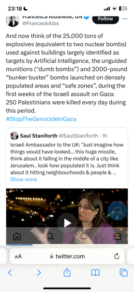 Please do all you can to object to the genocide of Palestinians (Thread 2)