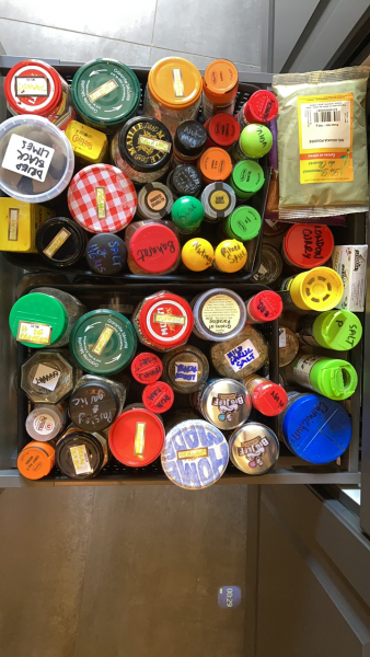 Show me how you store your spices