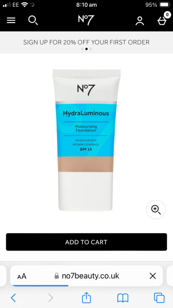 Ok, you've sorted my mascara now recommend me and over 50s glowy foundation