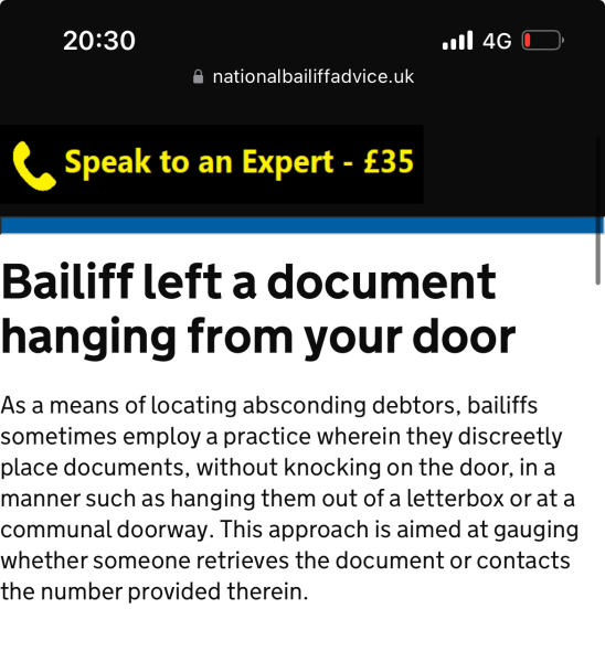 Enforcement letter, no envelope, threats and more (all evidenced + call recording)