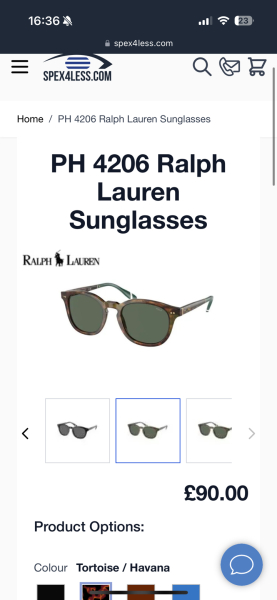 Prescription sunglasses
