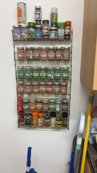 Show me how you store your spices