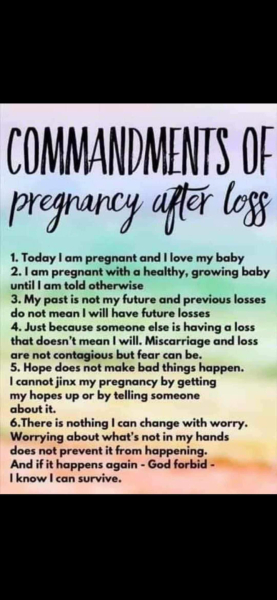 Pregnancy after loss support