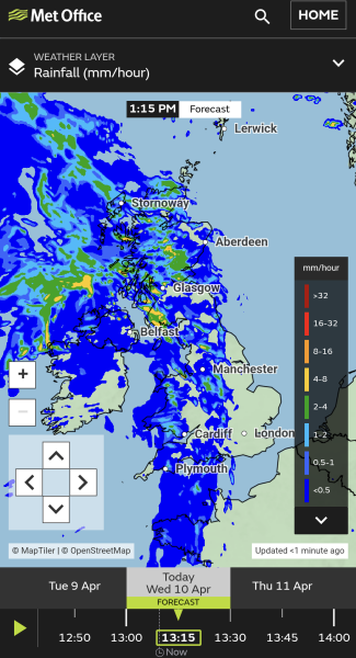 When will the rain stop?