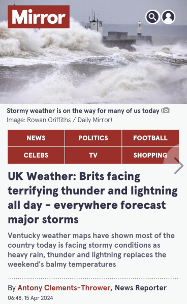 When will the rain stop?