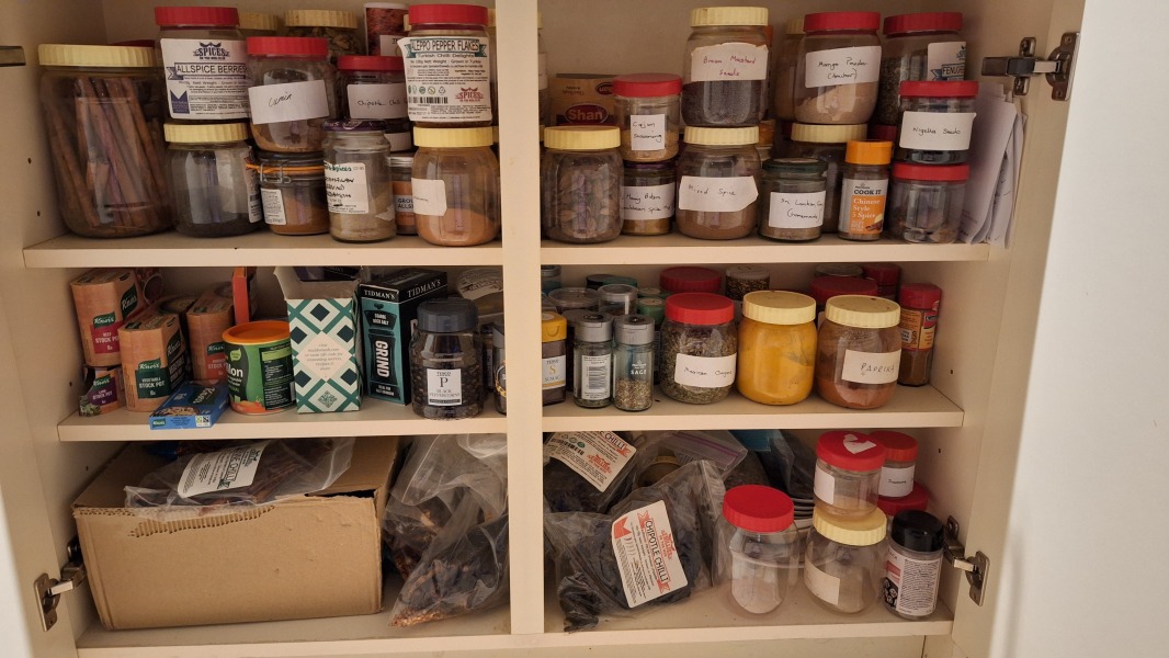 Show me how you store your spices