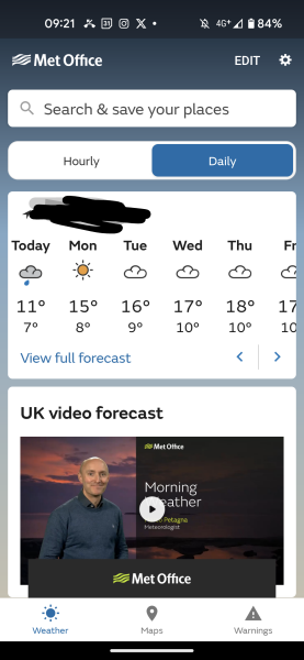 OMG the weather