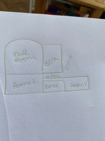 Converting 4 bed house to 3