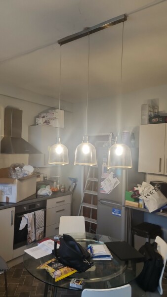 Glass pendants above an island … am I going to regret this?