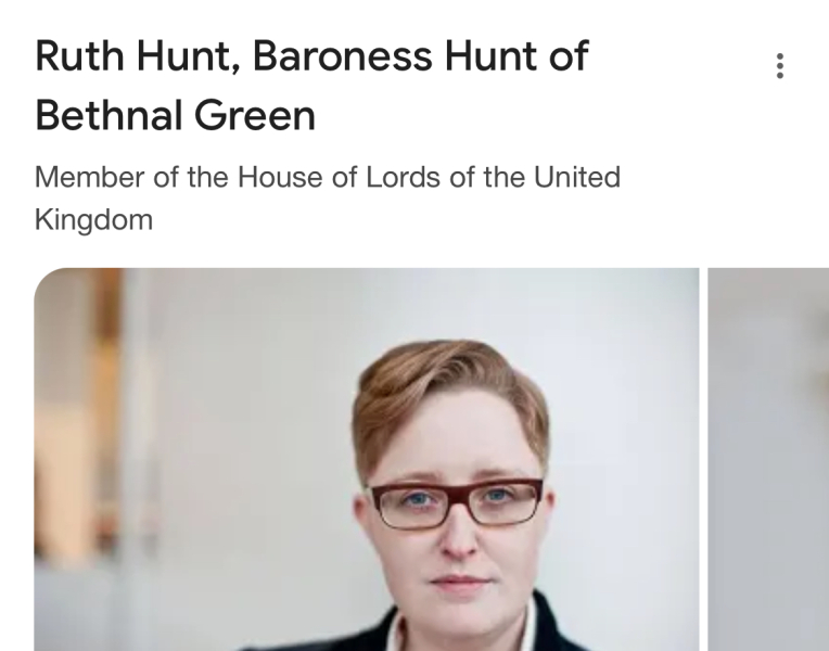 The absolute brass neck of Ruth Hunt