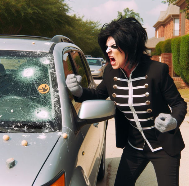 Was I wrong to egg the car?!