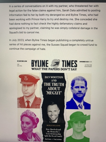 The royals and Dan Wootton: Byline Times part 1 of 3-year investigation into how Wootton got information about the royal family