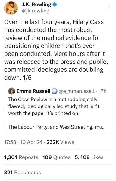 Cass review - out on Wednesday