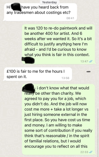 Is this going to cause a massive family rift?