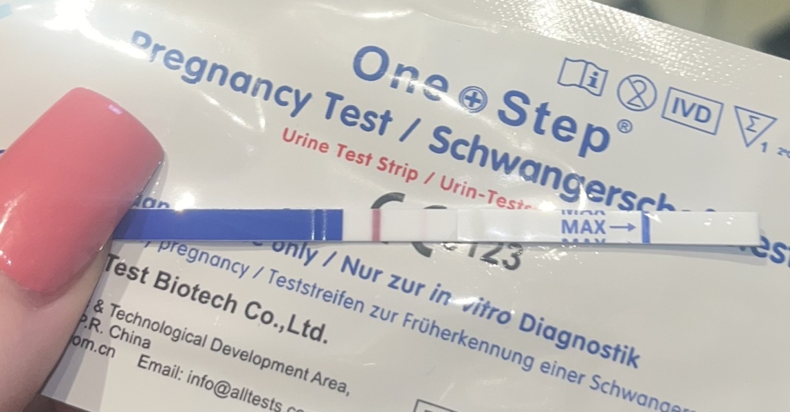 2 days late, is this a ok positive?
