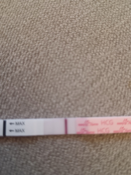 Extremely faint line?