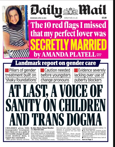 Cass review - out on Wednesday