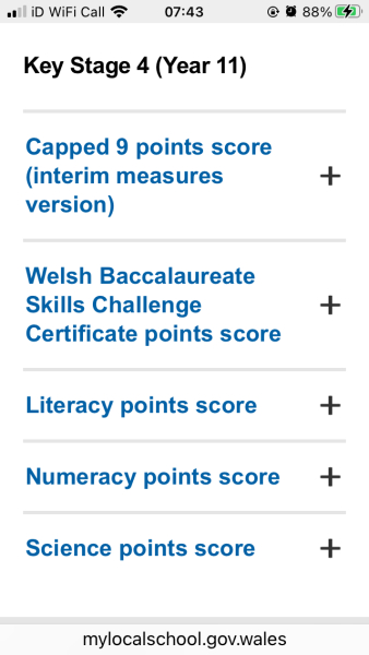 Comparing schools in Wales and England