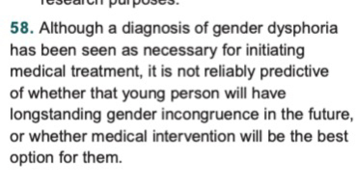 Final Report Cass Review now published