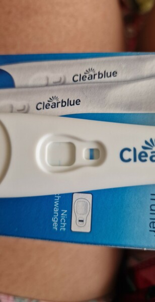 Faint positive or evap line? ( clear blue) 