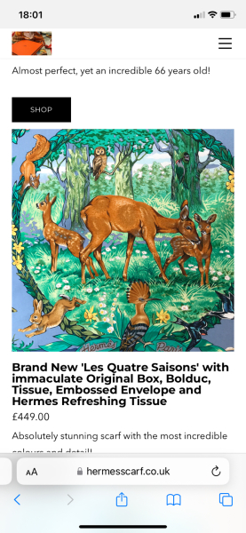 What would you do with a bunch of Hermes scarves