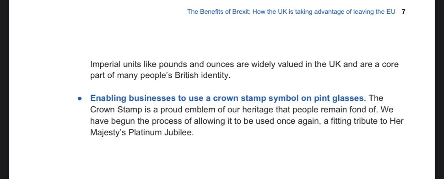 please can you tell me any benefits of brexit