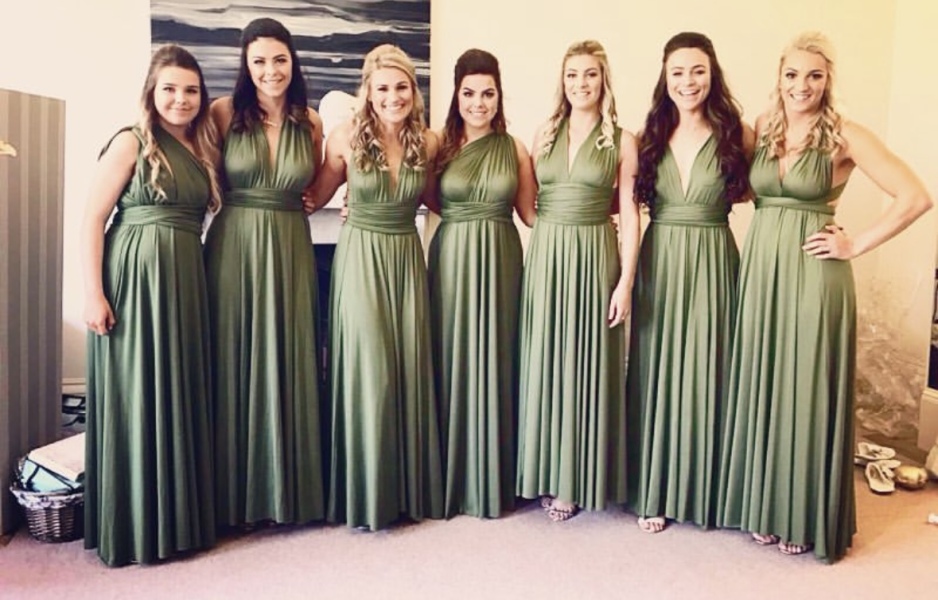 Bridesmaids and nipple covers