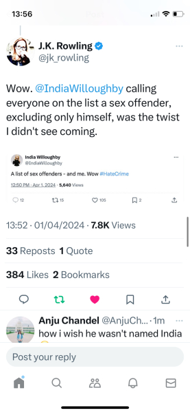 JKR exposing Scottish hate crime laws for what they are