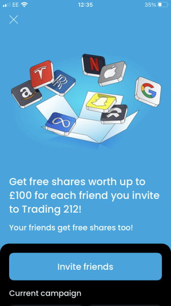 FREE SHARES - £8-£100 Trading 212