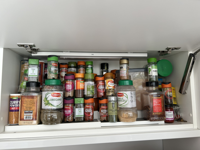 Show me how you store your spices